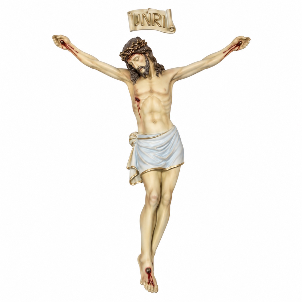 corpus-isus-vesmant-alb-auriu-170-cm Corpus Isus – 170 cm
