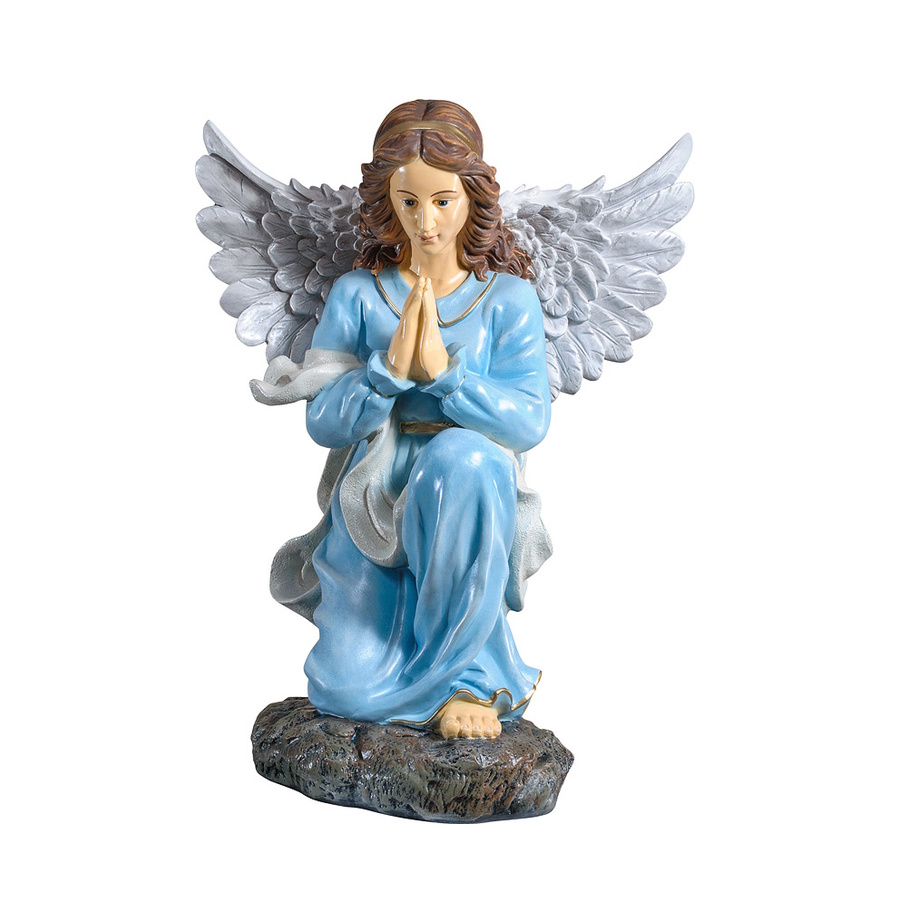 inger-ingenuncheat-rugaciune-bleu-aripi-deschise-51-cm Înger în rugăciune bleu – 51 cm