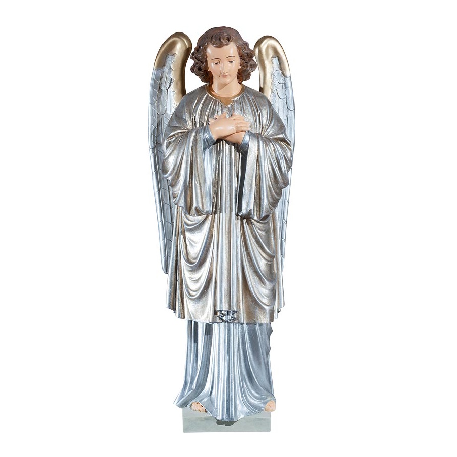 inger-maini-la-piept-bleu-65-cm Înger cu mâinile la piept, bleu – 65 cm