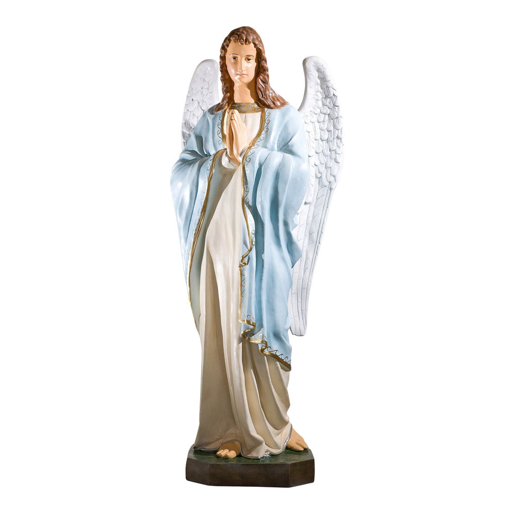 statuie-inger-rugaciune-albastru-110-cm Înger în rugăciune bleu – 110 cm
