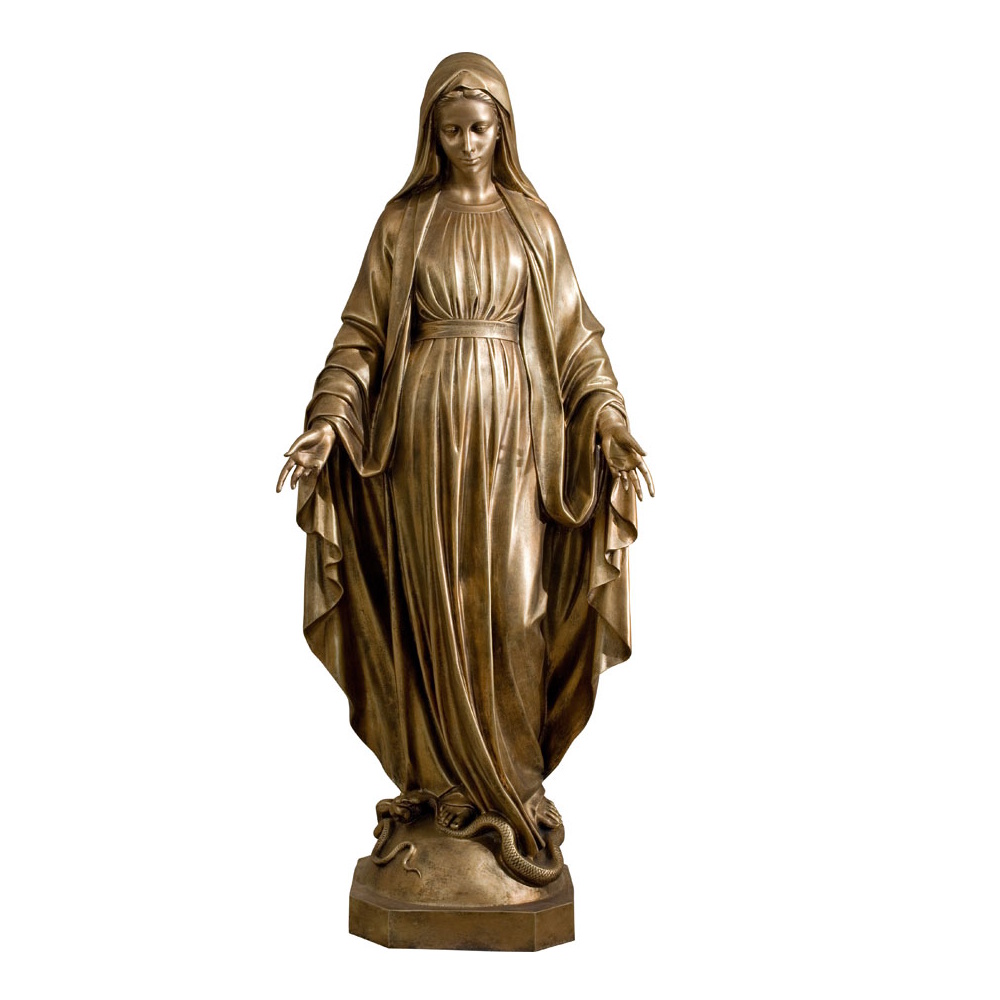statuie-maria-imaculata-bronz-antichizat-180-cm Statuie Maria Imaculata aurie – 180 cm