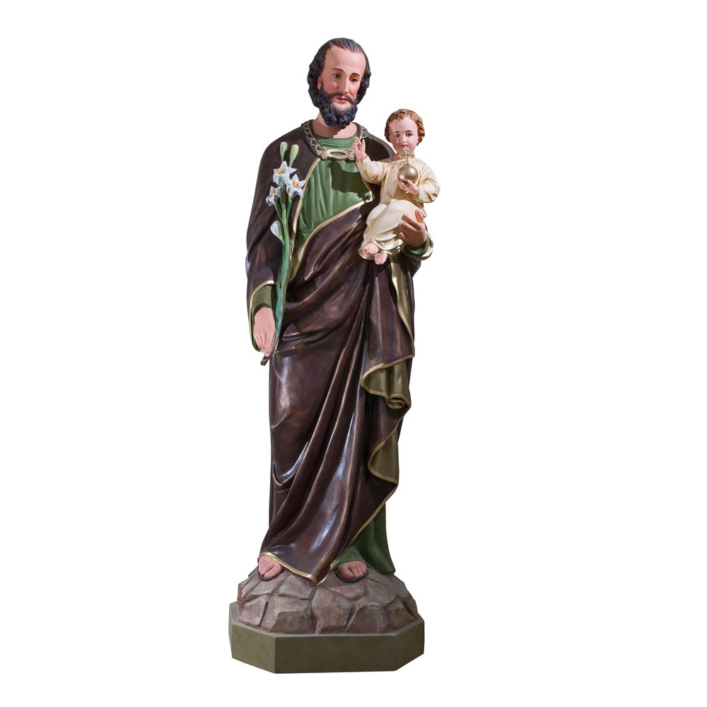 statuie-sfantul-iosif-cu-pruncul-isus-160-cm-rasina Statuie Sfântul Iosif – 160 cm