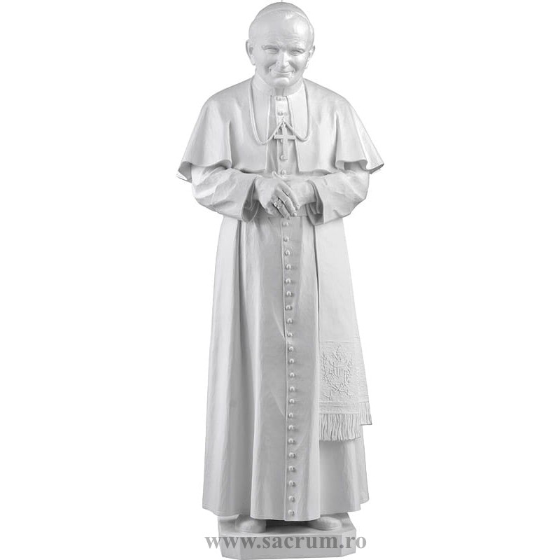 ioan20pp2011620cm20alba-800x800-1.jpg Statuie Sf. pp Ioan Paul II 116 cm