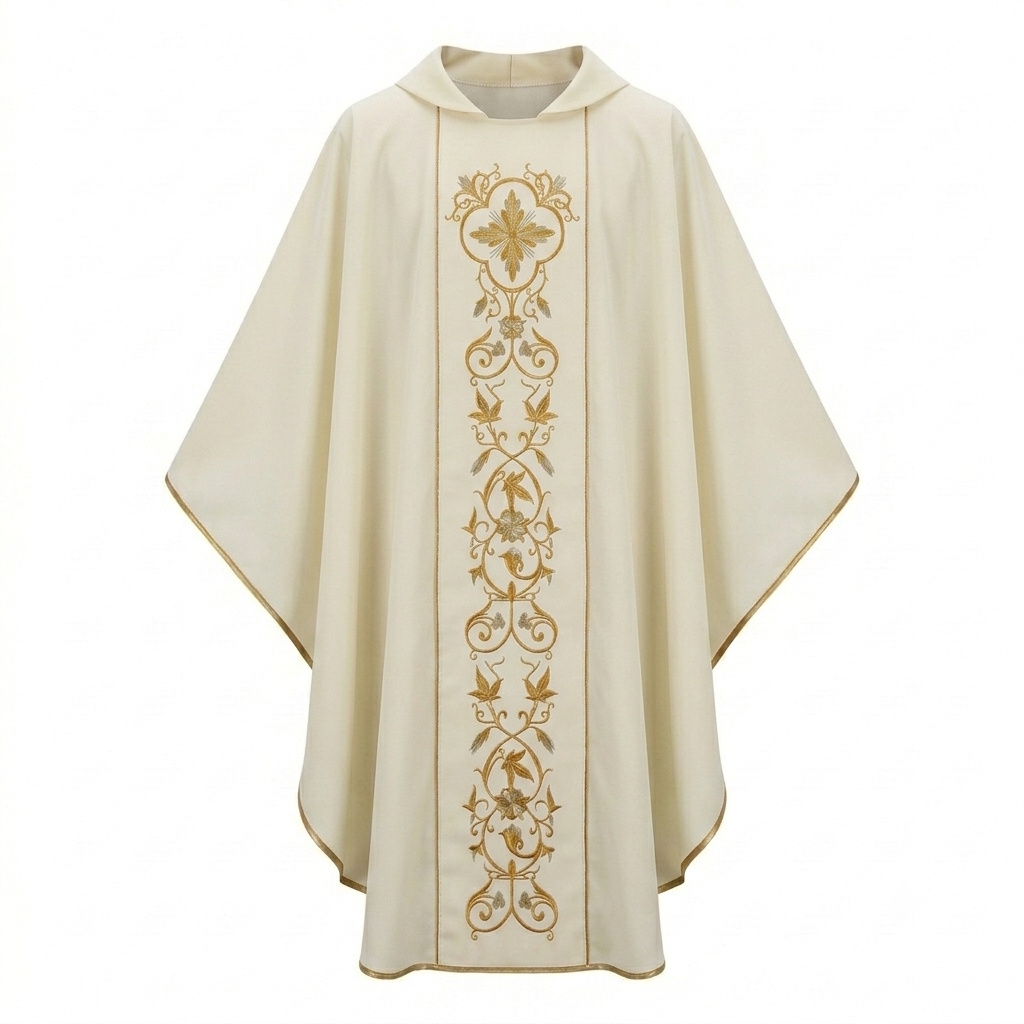 ornat cruce 686 alb Ornat Cruce alb