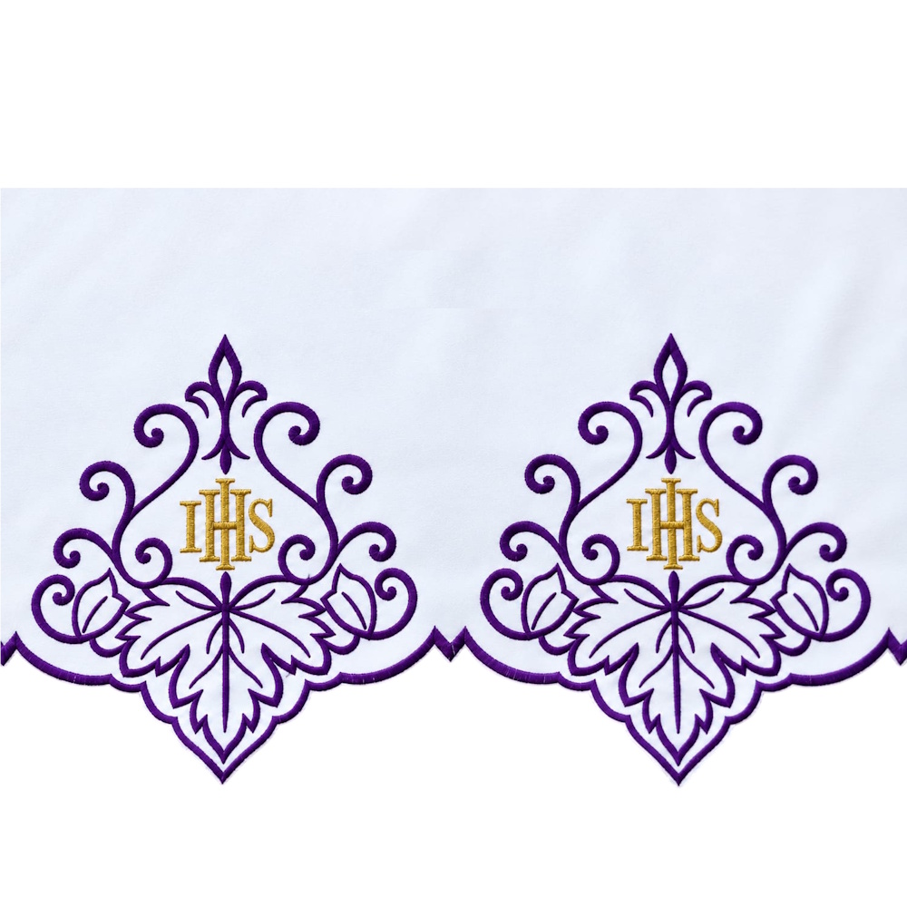 fata de altar brodata 2974 violet Față de altar 2974 violet