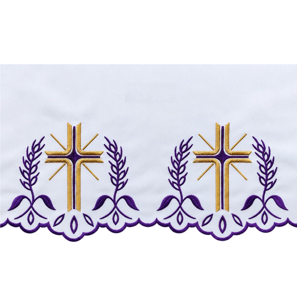 fata de altar brodata 2981 violet Față de altar 2981 violet